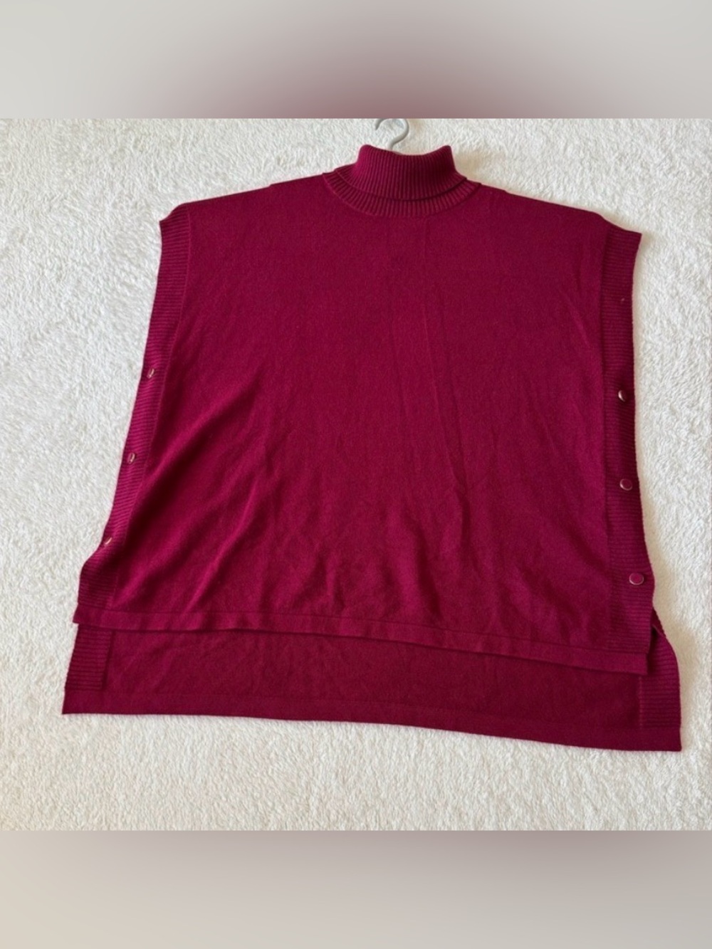 DG2 by Diane Gilman Turtleneck Sweater Poncho Size 1X New